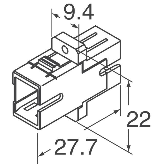 FO-EX-SCAD1-001 JAE Electronics  Adaptateurs de connecteurs à fibre optique